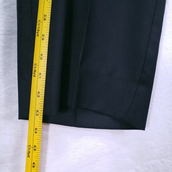 Kenneth Cole New York Black Wool Cashmere Suit Dress Pants Trousers Size 50L W44 - Picture 6 of 13